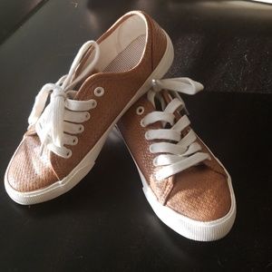 SOLD Brown Textured Tennis Shoes